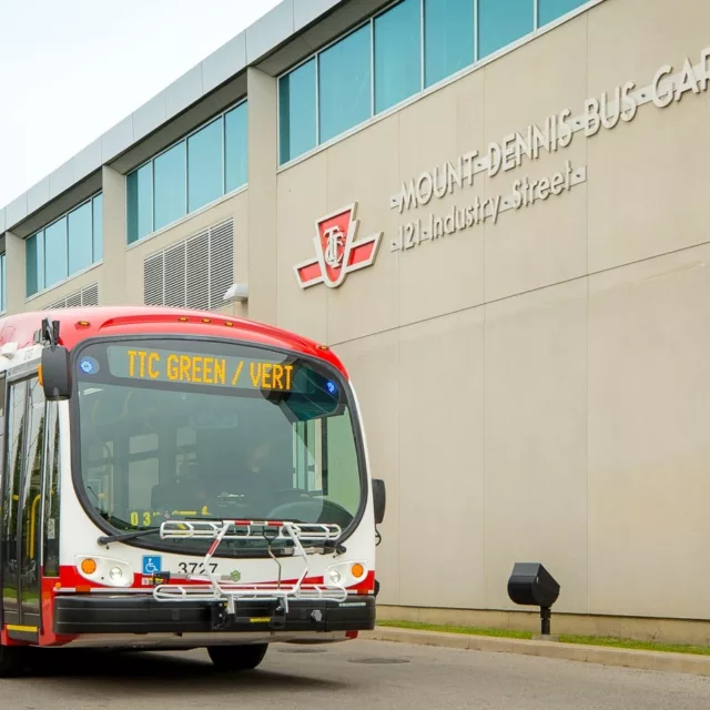 Electrified TTC bus